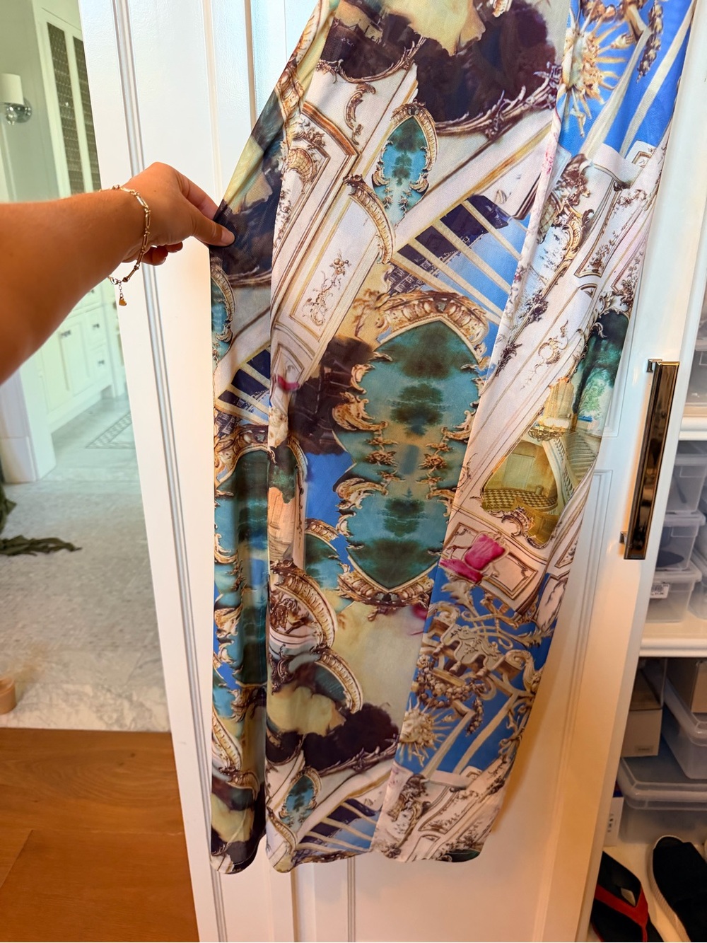 Miaou x Paloma Elsesser Thais Midi Dress in Baroque Size S - Picture 6 of 6